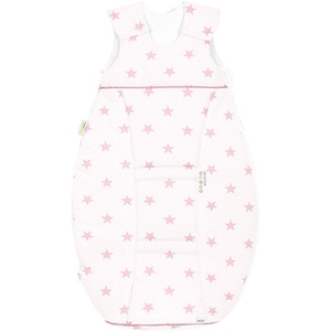Odenwälder, Odenwälder Jersey-Schlafsack AIRPOINTS® STARS in rosa in Gr. 60, 