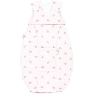 Odenwälder, Odenwälder Jersey-Schlafsack AIRPOINTS® STARS in rosa in Gr. 60, 