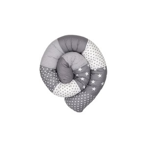 ULLENBOOM, Ullenboom Baby-Bettschlange Graue Sterne 200 cm - grau, 
