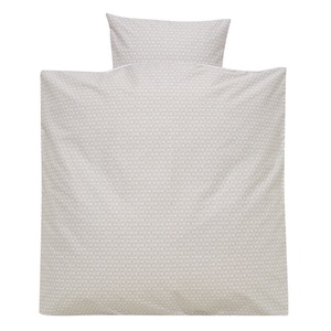 Alvi, ALVI Bettwäsche 80x80 cm Raute taupe, ALVI Bettwäsche Raute