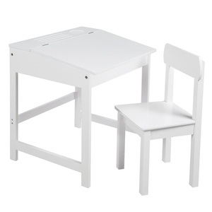 Roba, roba Schulpult mit Stuhl, roba® Kinderschreibtisch »Schulpult, weiss«, inkluisve Stuhl