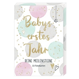 -, Fotokarten-Box - Babys erstes Jahr - Deine Meilensteine, Fotokarten-Box - Babys erstes Jahr - Deine Meilensteine