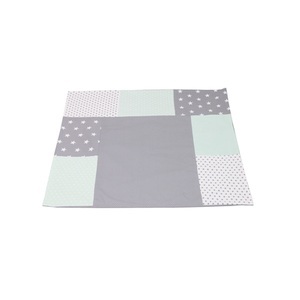 ULLENBOOM, Ullenboom Patchwork Wickelauflagen-Bezug Mint Grau 75x85 cm - bunt, 