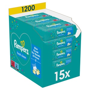 Pampers, Pampers Fresh Clean Feuchttücher, Pampers Fresh Clean Feuchttücher