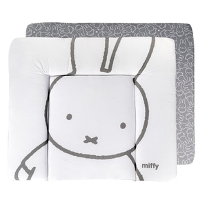 Roba, Roba Wickelauflagen, roba® Wickelauflage »miffy® Hase, weiss & grau, 85 x 75 cm«