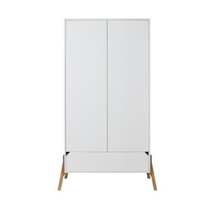 Bellamy, BELLAMY Kleiderschrank 2-türig Lotta weiss, 