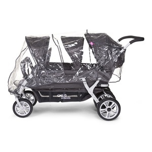Childhome, CHILDHOME Regenschutz für CWSIX Transparent - grau, 