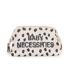 Childhome, Childhome Kulturbeutel Baby Necessities Canvas Leopard, 