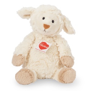 Teddy Hermann, Teddy Hermann 93917 - Schäfchen Maggi, Plüschtier, Stofftier, 27 cm, Schlenker-Kuscheltier HERZEKIND SCHÄFCHEN MAGGI (27cm) in wollweiss