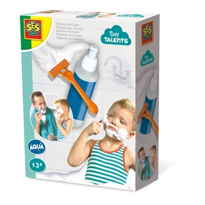 SES CREATIVE, SES Creative® Rasieren mit Schaum, Badewannenspielzeug TINY TALENTS ? RASIEREN mit Schaum