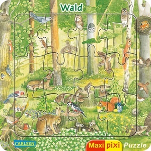 Carlsen, Maxi-Pixi-Puzzle VE 5: Wald (5 Exemplare), Maxi Pixi: Maxi-Pixi-Puzzle: Wald