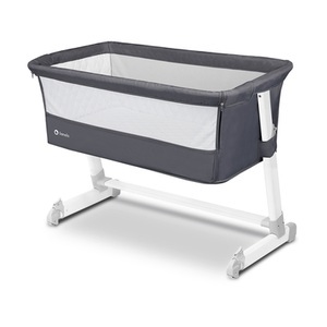 Lionelo, lionelo Beistellbett Theo Dark Grey, lionelo 3-in-1 Reisebett Theo