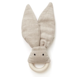 Kids Concept, Kids Concept® Beißring Hase, beige, 