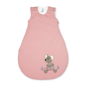 Sterntaler, Sterntaler Baby-Schlafsack MAUS MABEL gestreift in rosa in Gr. 50/56, 