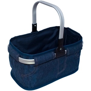 TANNER, Einkaufskorb Jeans, leer, Einkaufskorb Jeans, leer