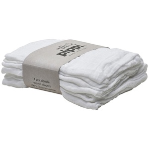 Pippi, Pippi Muslin Tücher 4er Pack white, 