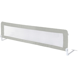 Roba, roba Rausfallschutz 150 cm, klappbar, taupe, Mesh weiß, roba® Bettschutzgitter »Klipp-Klapp Taupe 150 cm«