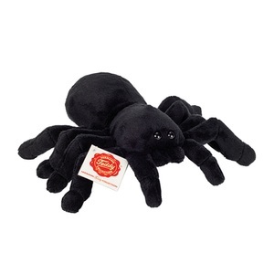 Teddy Hermann, Teddy Hermann 92656 - Spinne, schwarz, 16 cm, Kuscheltier SPINNE (16cm) in schwarz