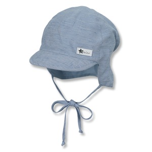 Sterntaler, Sterntaler Schirmmütze mit Nackenschutz hellblau, 