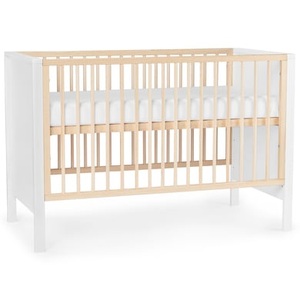 Kinderkraft, Kinderkraft Babybett Mia mit Matratze White, 