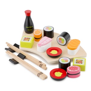 New Classic Toys, New Classic Toys Holz-Lebensmittel SUSHI-SET 19-teilig in bunt, 