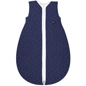 Alvi, Alvi® Kugelschlafsack Mäxchen - Thermo Hearts Navy, 