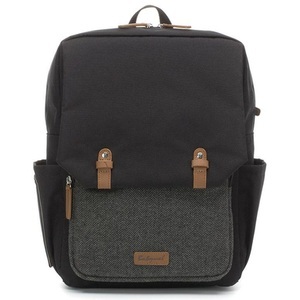 Babymel, Babymel Wickelrucksack GEORGE (30x38x14) in anthrazit/schwarz, 