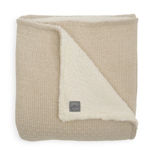 Jollein, jollein Strickdecke Teddy Bliss nougat 100 x 150 cm, 