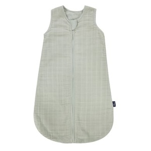 Alvi, Alvi® Mull-Schlafsack UNI in grün in Gr. 90, 