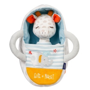 Fehn, fehn® Giraffe mit Tragetasche Gute Nacht, Fehn Kuscheltier »Gute Nacht, Giraffe«, mit Tragetasche und Glow-in-the-dark-Bestickung