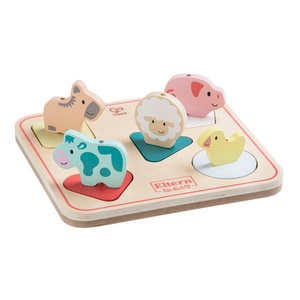 Hape, Hape Puzzle »Tiergeräuschepuzzle Tom«, mit Geräuschen; FSC®- schützt Wald - weltweit, Hape Puzzle »Tiergeräuschepuzzle Tom«, mit Geräuschen