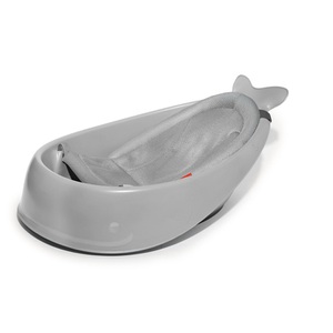 Skip Hop, SKIP HOP Badeliege Moby 3 Stufen verstellbar grey, Skip Hop Babybadewanne »Moby, grau«
