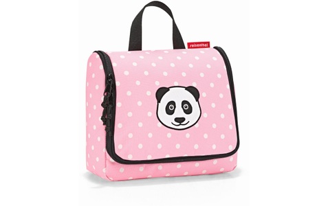 REISENTHEL, reisenthel® toiletbag kids panda dots pink, Reisenthel toiletbag S kids panda pink