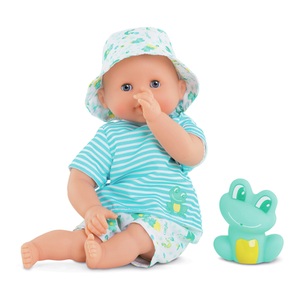 Simba Toys GmbH & Co., Corolle 9000100530 - Mon Premier Poupon, Badebaby Marin, Puppe, Weichkörperpuppe, 30cm, Badepuppe MPP MARIN (30cm) 5-teilig