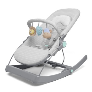 Aden + Anais, aden + anais Babywippe 3-in-1 BOUNCER mit Spielbogen in grau, 