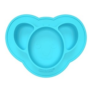 KOKOLIO®, KOKOLIO Esslernteller Koali aus Silikon, ab 6 Monaten in blau, 