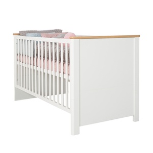 Roba, roba® Babybett »Ava«, Made in Europe, Kinderbett, Gitterbett, roba - Kombi-Kinderbett Ava 70x 140cm weiss, 70x140 cm