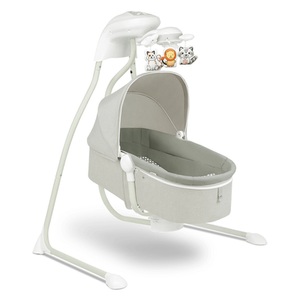Lionelo, lionelo Babyschaukel Henny Grey Dove, lionelo Babyliegestuhl mit Wippefunktion Henny