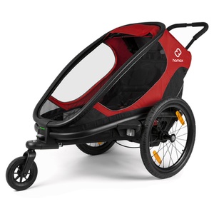 Hamax, Hamax Outback 'ONE' Veloanhänger dunkelrot, 