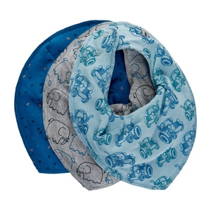 Pippi, Pippi Bandana 3er Pack light dusty blue, 