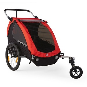Burley, Burley Honey Bee Kinderanhänger schwarz/rot 2022 Kinderveloanhänger, 