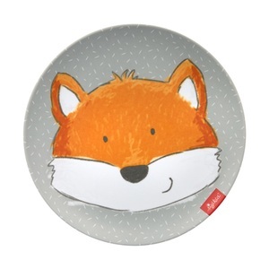 Sigikid, sigikid® Melamin-Teller Fuchs grau, 