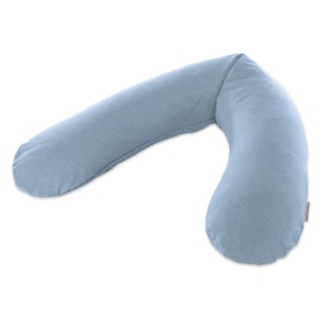 Theraline, THERALINE Bezug für Original Stillkissen Melange blau-grau Bambus-Kollektion, 