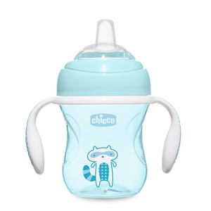 CHICCO, chicco Transition Schnabeltasse blau 4M+ 200ml - Gr.125ml-250ml, Chicco - Trinklernflasche, 4 m, Blau