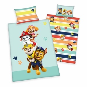 HERDING, Herding Renforcé Kinder-Wendebettwäsche Paw Patrol, PAW PATROL Babybettwäsche »Paw Patrol«, mit liebevollem Motiv