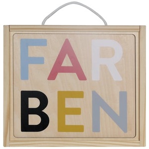 Kindsgut, KINDSGUT Holz-Puzzleset Farben, 