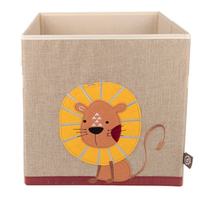 bieco, bieco Staubox Löwe, Natur 32 cm, BIECO Aufbewahrungsbox »Löwe«