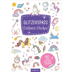 Ars Edition, Glitzerspaß - Einhorn-Sticker, Glitzerspaß ? Einhorn-Sticker