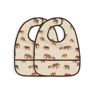 Jollein, jollein Lätzchen wasserdicht Savannah beige 2er Pack, Jollein - L?tzchen wasserdicht 2er Pack, One Size