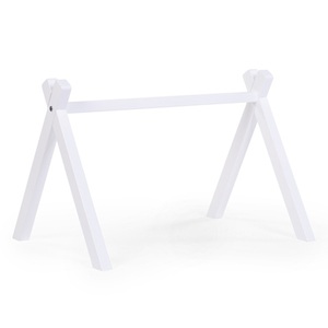 Childhome, CHILDHOME Tipi Play Gym Holz, weiß, Childhome Tipi Play Gym